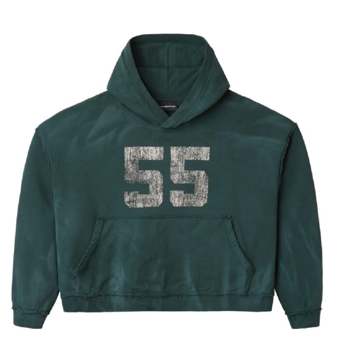 Raspberry Hills ‘Rosa 55’ Green Hoodie
