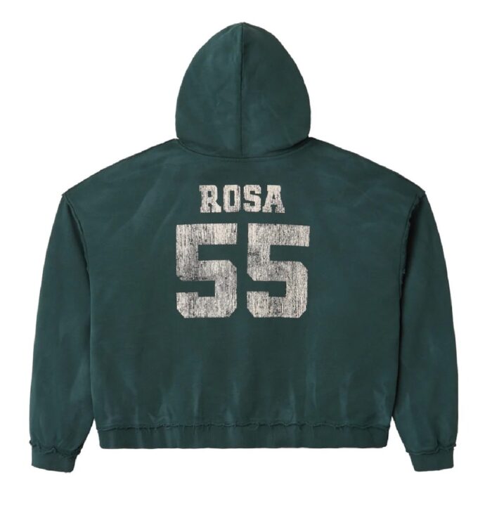 Raspberry Hills ‘Rosa 55’ Green Hoodie