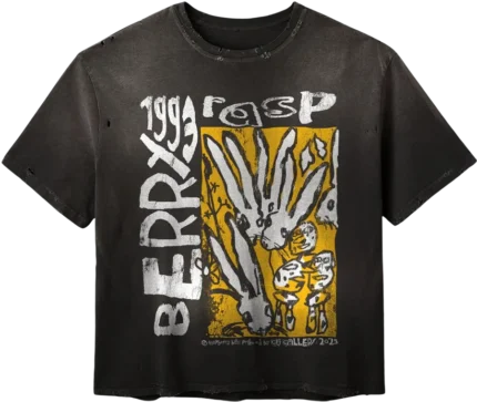 Raspberry Hills ‘Code 77’ Black Tee