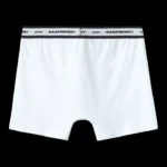 Raspberry Hills White Boxer Briefs