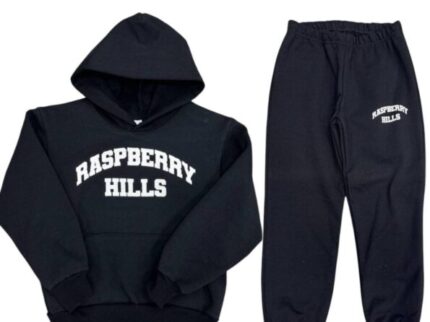 Raspberry Hills Logo Tracksuit Black (Youth)