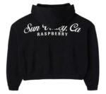 Raspberry Hills ‘Sun Valley’ Black Zip Up Hoodie